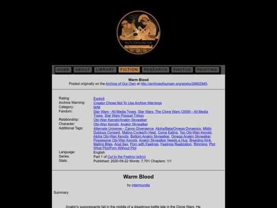 fiction/WarmBlood screenshot