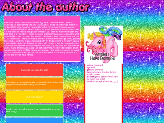 aboutme screenshot