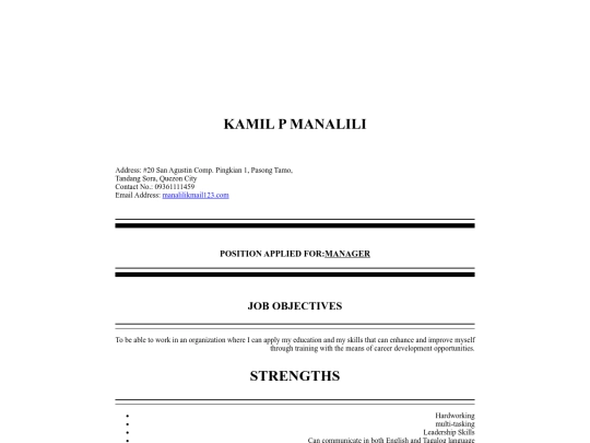 index screenshot