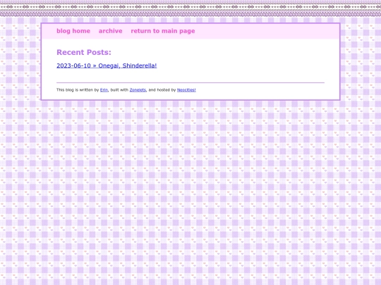blog screenshot