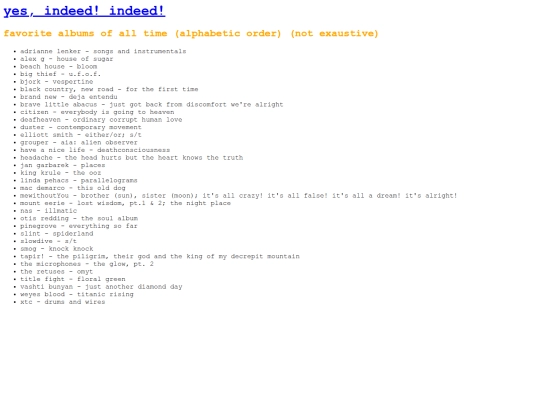 albums screenshot