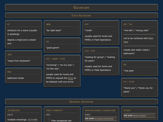 guides/glossary screenshot