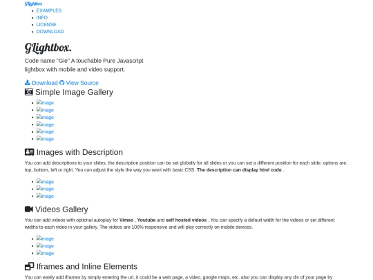 home/glightbox-master screenshot