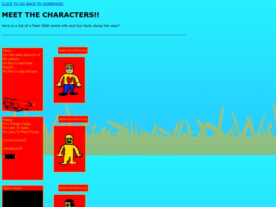 characters screenshot