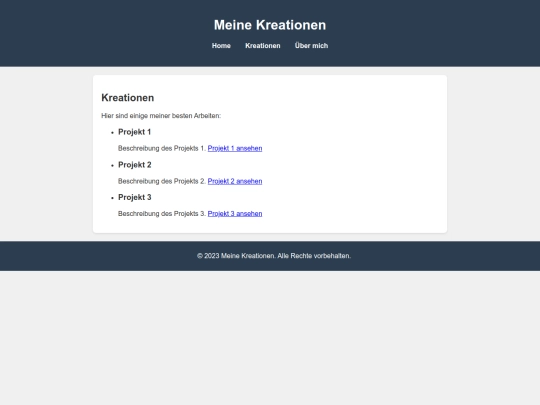 creations screenshot