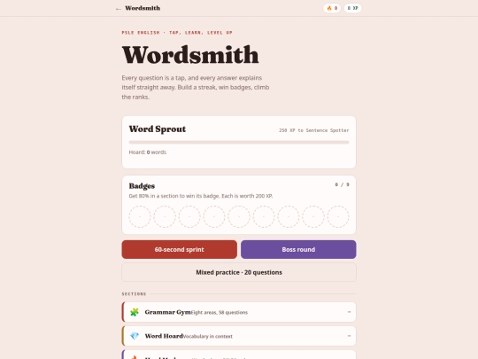 wordsmith screenshot