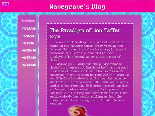 blog screenshot