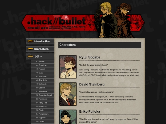 bullet/characters screenshot