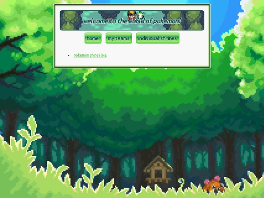 pokemon/shrines screenshot