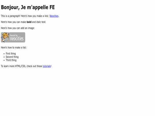 index screenshot