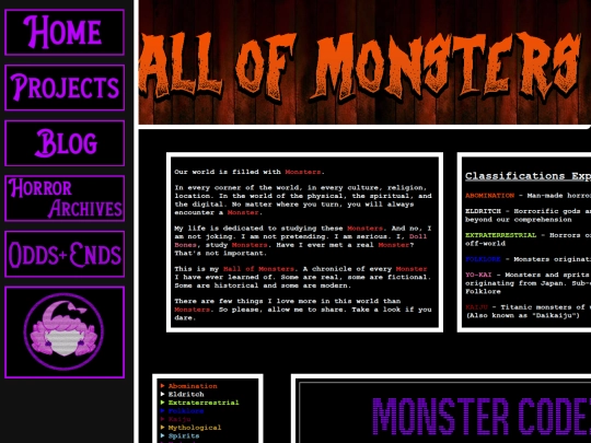 hallofmonsters screenshot
