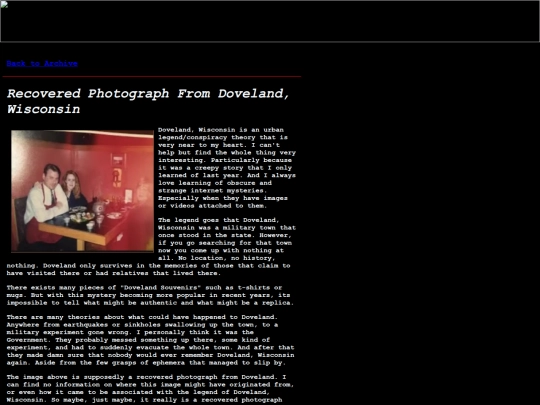 imagearchive/dovelandwisconsin screenshot
