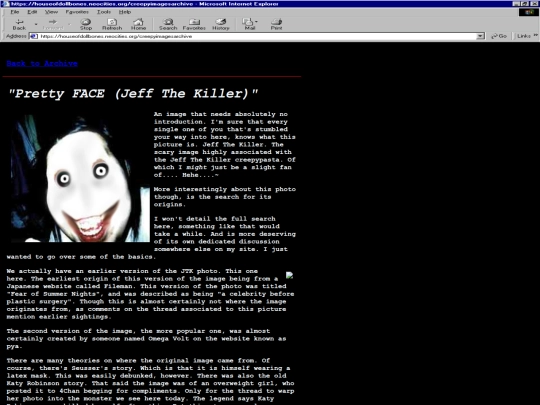 imagearchive/jeffthekillerpic screenshot