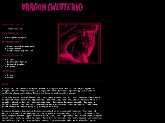 monsterfiles/westerndragon screenshot