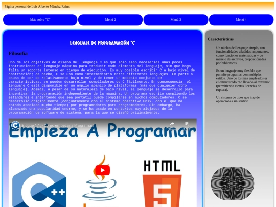 index_luis_mendez screenshot