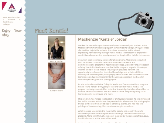 studentprofile screenshot