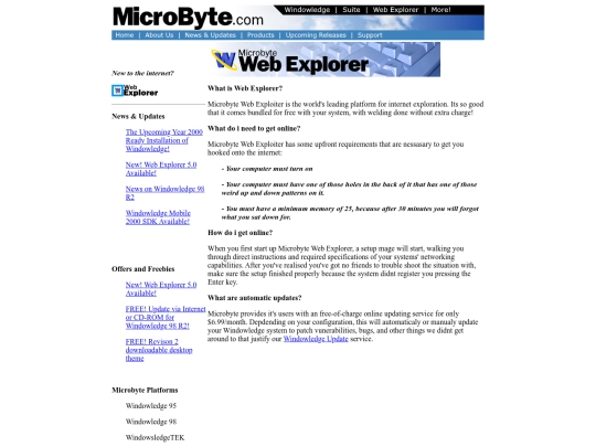 microbyte/webexplorer screenshot