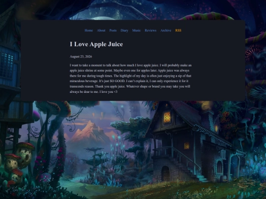 diary/i-love-apple-juice screenshot