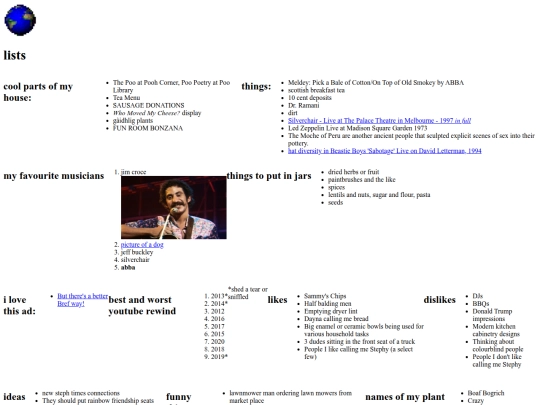 lists screenshot