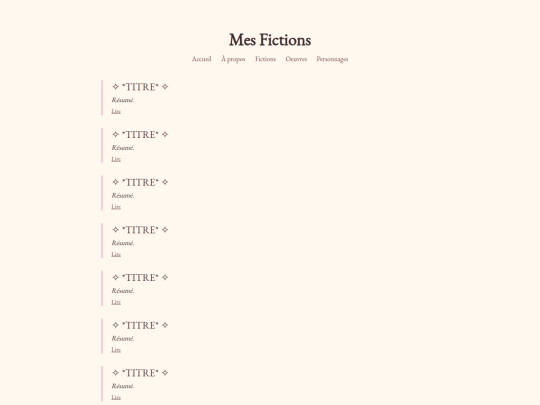 fictionsindex screenshot
