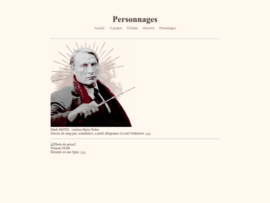 personnages screenshot