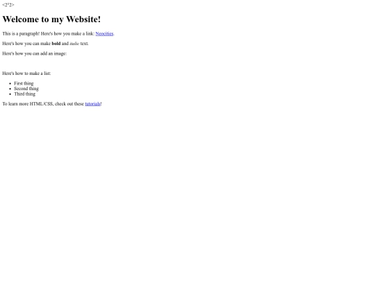 index screenshot