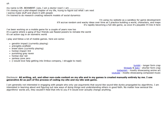 pages/about screenshot