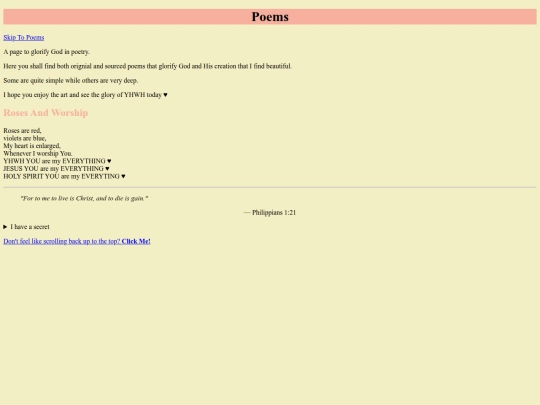 Poems screenshot