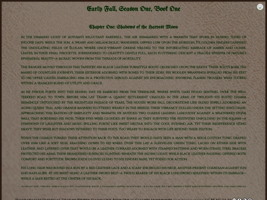 DBW/chapterone screenshot