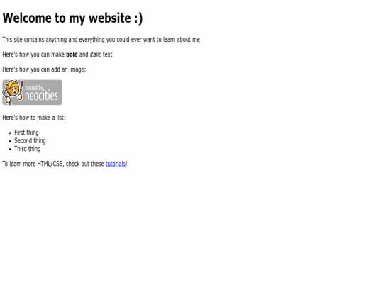 index screenshot