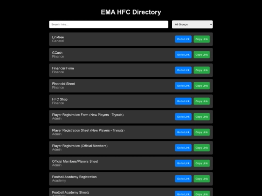 Directory screenshot