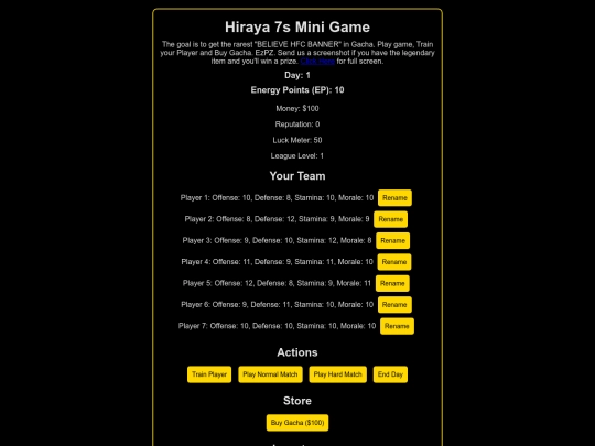 Mini Game screenshot