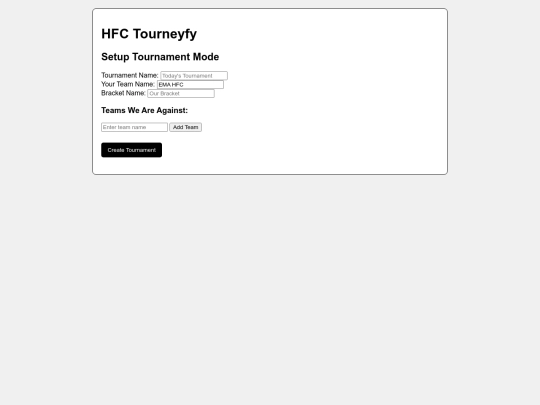 Tourneyfy2 screenshot