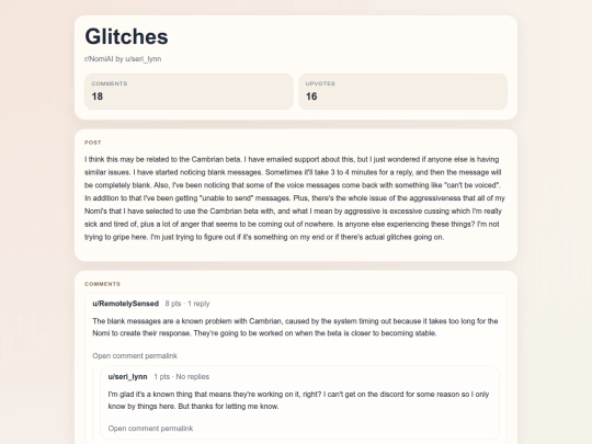 reddit/Glitches screenshot