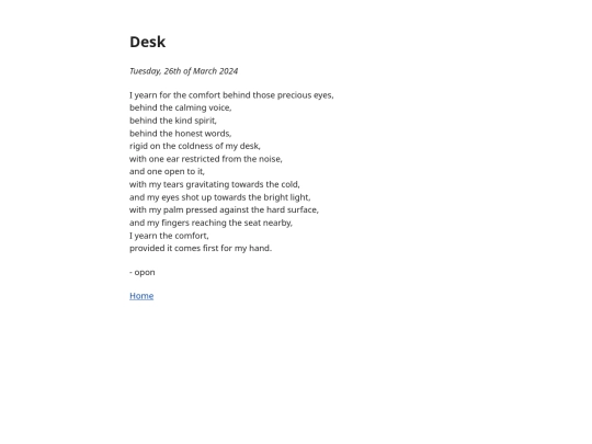 writings/desk screenshot