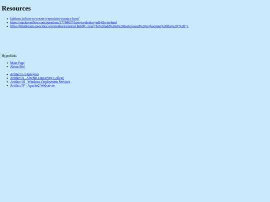 resources screenshot
