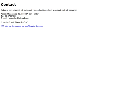 contact screenshot