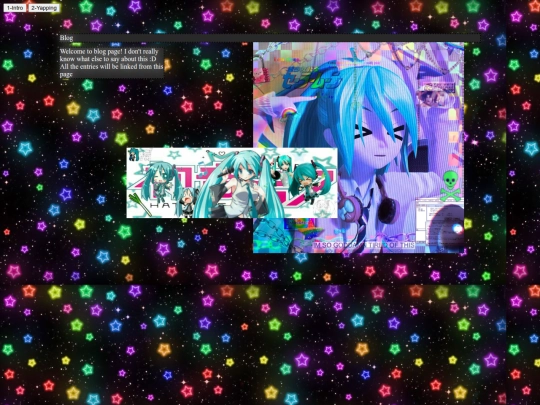 Blog screenshot