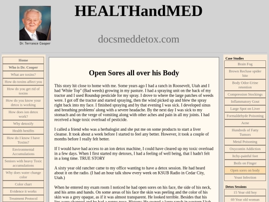 topic/sores screenshot
