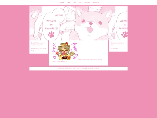 about-me screenshot
