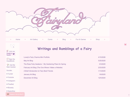 blog screenshot