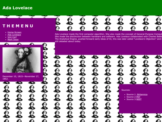 AdaLoveLace.ME screenshot