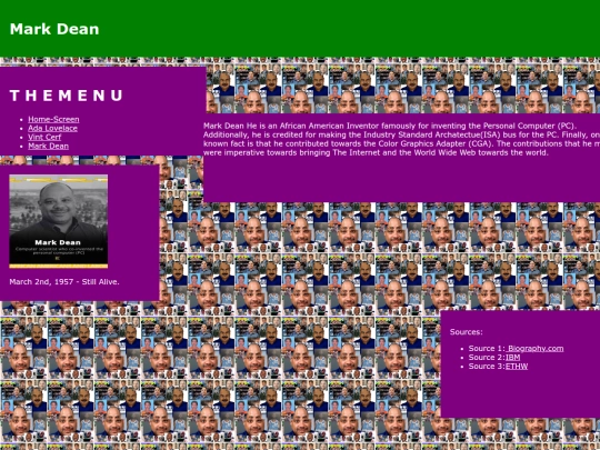 markdean.me screenshot