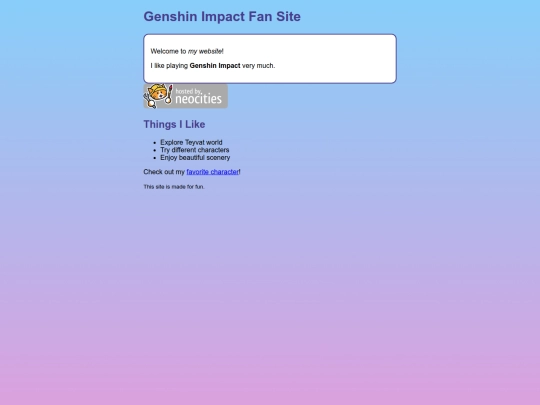 index screenshot