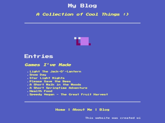 blog screenshot