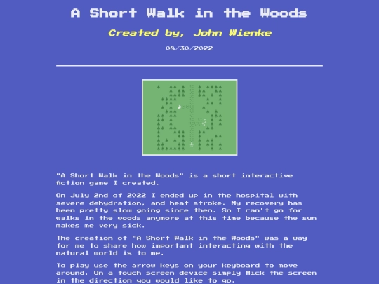 blog/entries/a-short-walk-in-the-woods screenshot