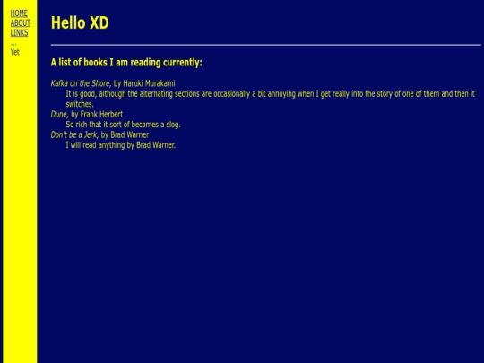 index screenshot