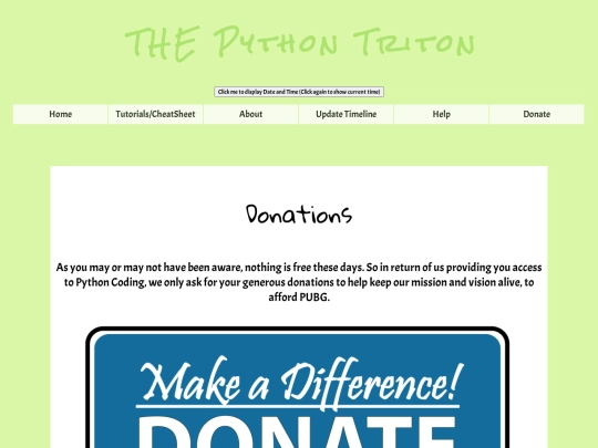 Tabs/donate screenshot