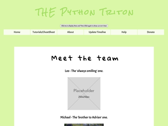 Tabs/meettheteam screenshot