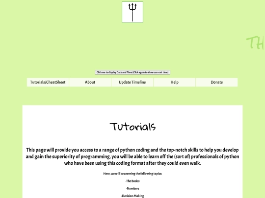 Tabs/tutorials screenshot